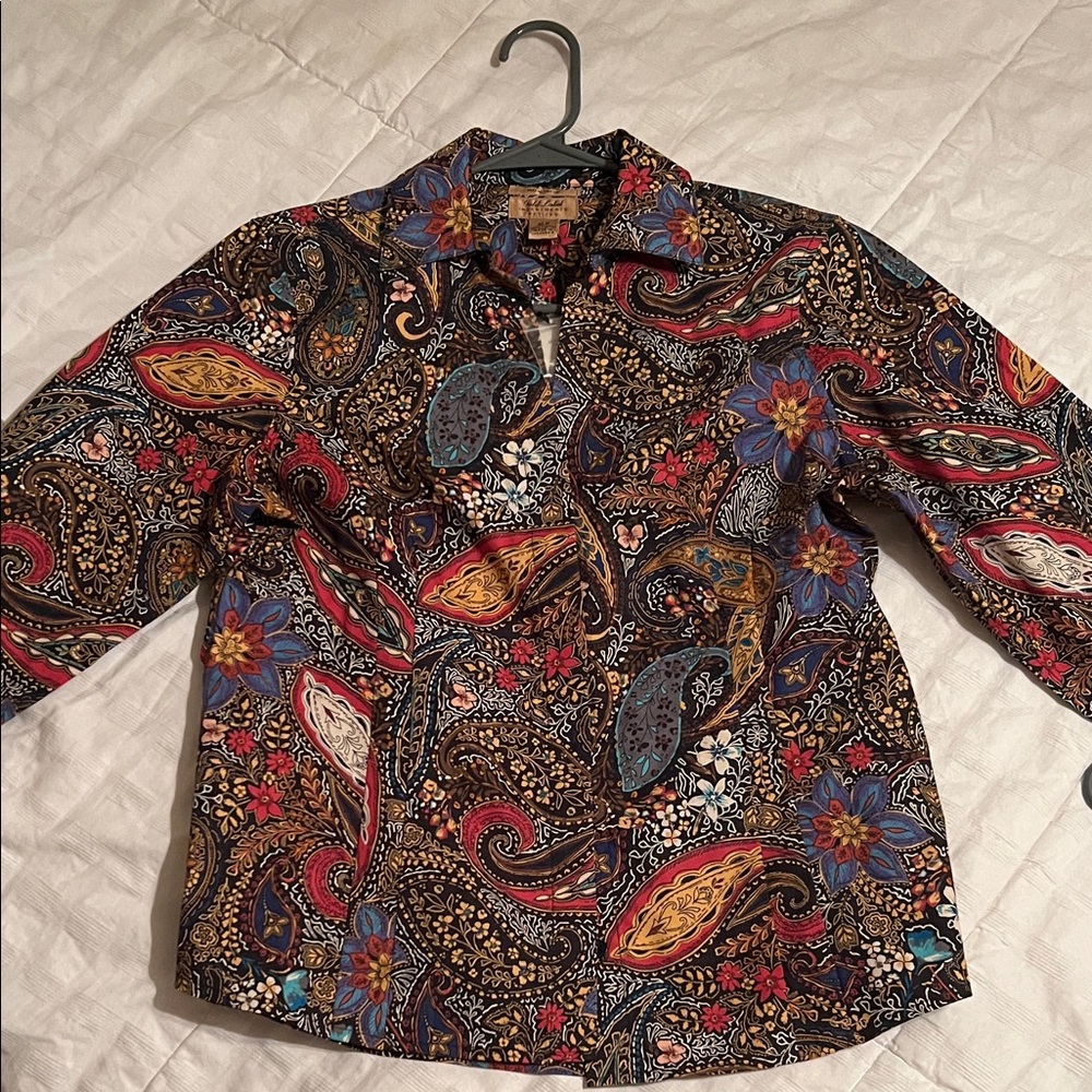 Colorful Paisley Women's Blouse